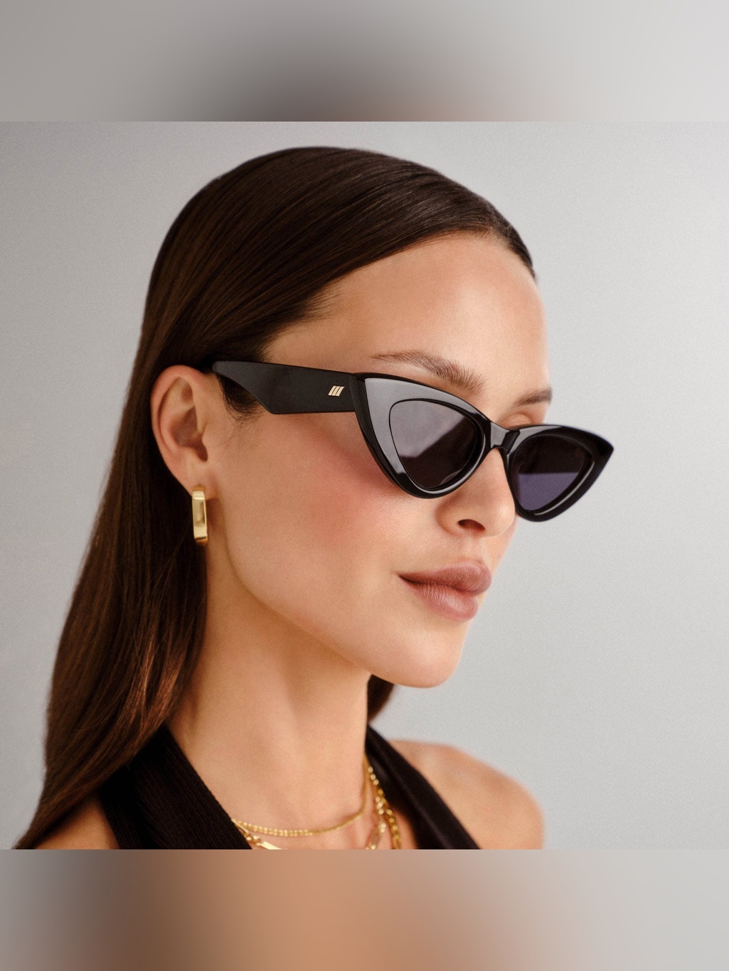 Hypnosis Cat Eye Sunglasses - Black